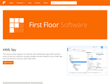 Tablet Screenshot of firstfloorsoftware.com